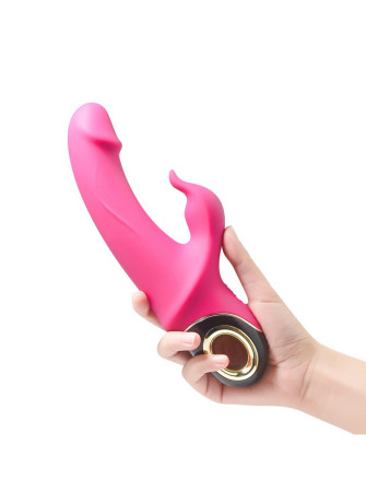 Vibromasseur Rabbit rose 9 modes de vibrations puissantes - USK-V10PNK